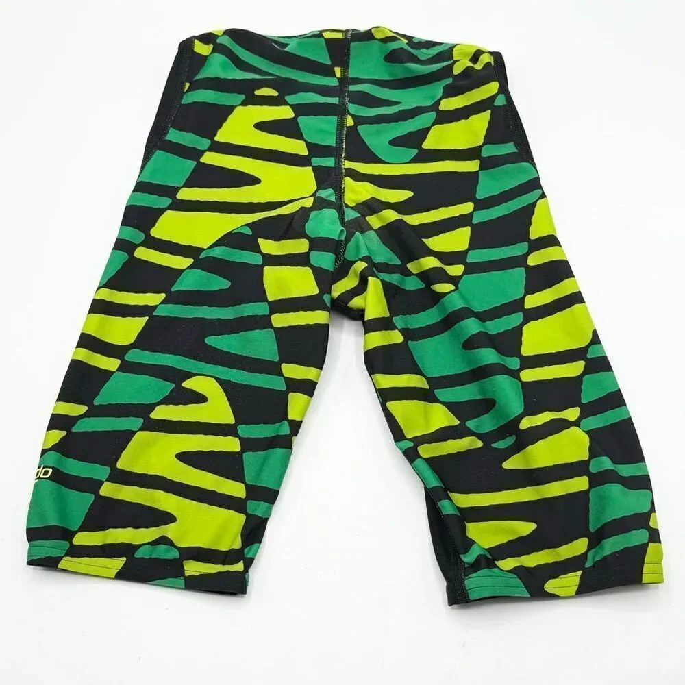 Speedo Disco Boom Splice Jammer - Size 26 / 9” Inseam - Drawcord Swim Bottoms